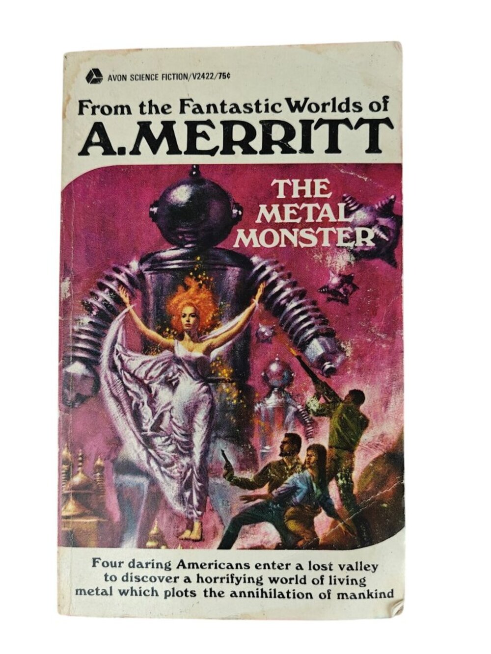 The Metal Monster A. Merritt 1972 Fifth Printing Paperback Science Fiction